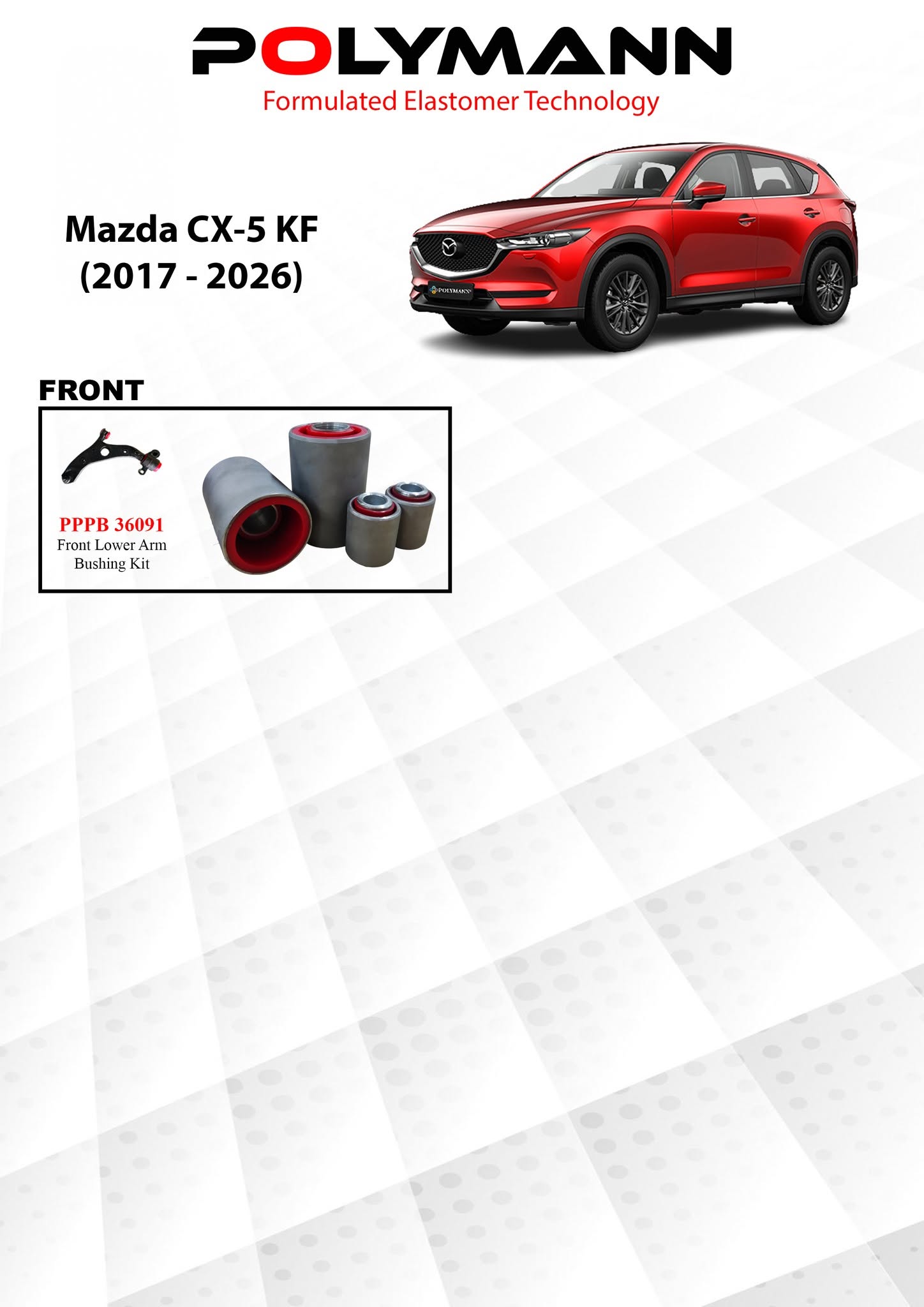 Mazda CX-5 KF (2017–2026) Polymann Bushing Upgrade — Restoring the Precision Mazda Built In