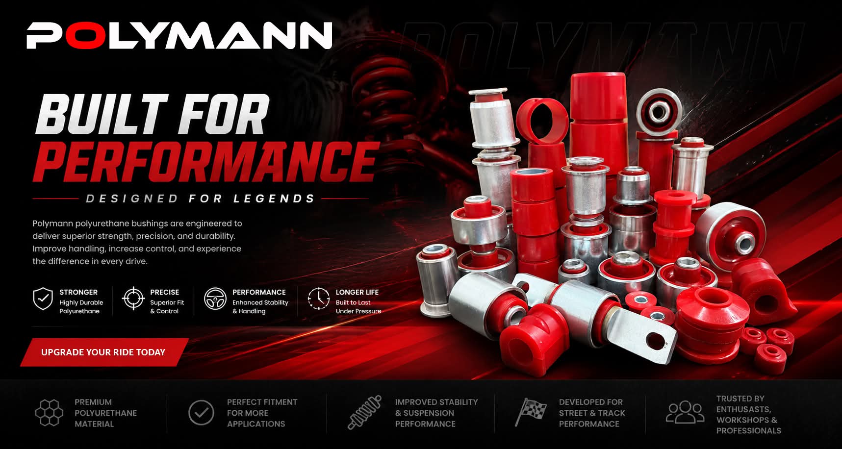 Polymann Polyurethane Bushings — Why Upgrade and What's the Difference?
